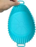 Силиконовая форма для выпечки Food Grade Silica 880-2 универсальная круглая формочка с ручками 16 см лоток для жарки и запекания в фритюрнице