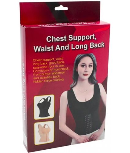 Стягуючий корсет для схуднення Chest Support моделюючий жіночий пояс бандаж для корекції талії, стягуюча білизна з високою посадкою для фігури