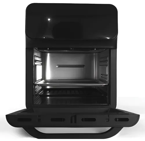 Мультипіч Аерогриль з обдувом Silver Crest FD-1015B 3000W 15л електронна аерогриль для приготування їжі без олії 10 програм настільна фритюрниця від мережі