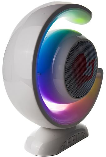 Портативний нічник з караоке Lightshow YS - 110 настільна бездротова лампа з Bluetooth колонкою, двома мікрофонами і світлодіодним RGB підсвічуванням