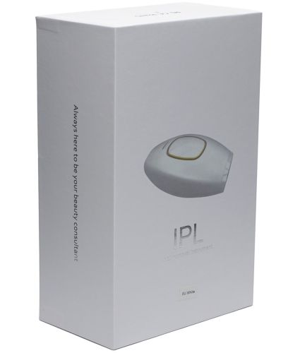 Лазерний фотоепілятор Intense Pulse Light White IPL109 36 W домашній епілятор з дисплеєм, апарат для видалення волосся на обличчі й тілі 600000 спалахів