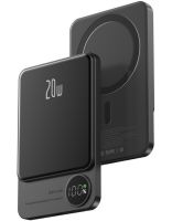 Беспроводной магнитный павербанк Power Bank Q9 20W MagSafe 10000 mAh внешний аккумулятор USB Type-C Lightning зарядное устройство для IOS Android
