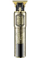 Аккумуляторная машинка для стрижки волос VGR V-073 беспроводной мужской окантовочный USB триммер для бороды и усов со сменными насадками и дисплеем