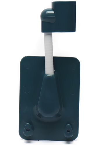 Настенный держатель для душевой лейки Shower Holder AND-129 универсальное вращающиеся крепление с 2 крючками для ручного душа на присоске в ванную