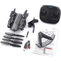 Складаний акумуляторний квадрокоптер RC Drone 8807 FPV C HD WiFi камерою барометром, чотирьох осьовий дрон, коптер з функцією повернення CTW 8807W