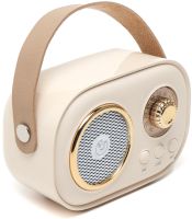 Дитячий бездротової ретро караоке Pulse Platinum C20 Plus портативна водонепроникна Bluetooth колонка з мікрофоном на акумуляторі TF FM USB