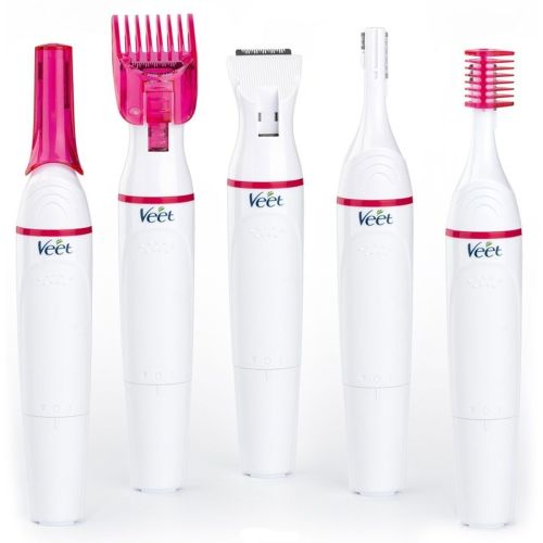 Женский электрический триммер Veet Sensitive Precision Expert эпилятор для лица и тела, электробритва со сменными насадками Sweet Sensitive