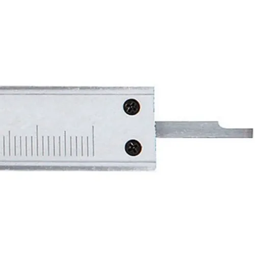 Механічний штангенциркуль з глибиноміром Vernier Caliper KC-A150 0 - 150mm в кейсі, Штангенциркуль 15 см для зовнішніх і внутрішніх вимірювань зі сталі
