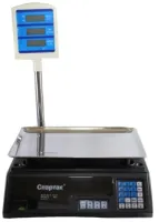 Торговые электронные весы до 50 кг Domotec MS-308 со стойкой MATARIX MX-411