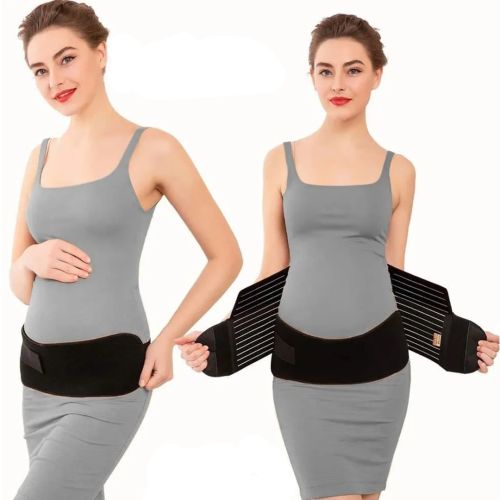Бандаж для беременных Pregnant woman stomach lift belt 4 в 1 пояс с резинкой через спину, пояс-бандаж для двойной поддержки живота и спины