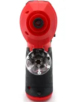 Бездротова акумуляторна викрутка X-POWER KCS625-Z6B 4 Нм електровикрутка револьверного типу 1300mAh електрична з набором біт від USB Червона