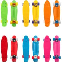 Дитячий міський міні скейт пенні Борд Penny My Go Fish Skateboards Mint 22", Скейтборд MS-0848 з світяться колесами для дітей і підлітків