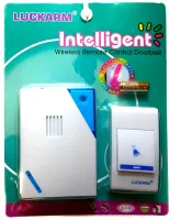 Дверний дзвінок Luckarm Intelligent D9688 бездротова кнопка на батарейках, передавач сигналу і приймач на 32 мелодій для вхідних дверей до 150 м