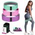 Тканевые эластичные фитнес резинки Luting Hip Resistance Bands 3 шт + мешочек для пилатеса, Набор резинок для фитнеса Эластичная лента эспандер для пилатеса