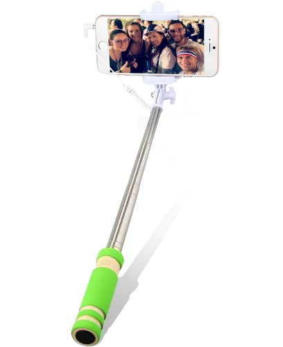 Міні монопод штатив для селфі Mini Monopod Z07-5 E портативна селфі палиця 50 см селфі-монопод з кнопкою і кабелем для Android і IOS від AUX