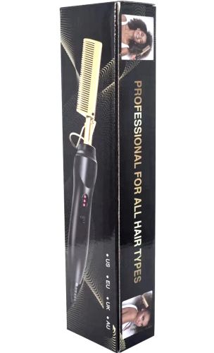Гребінець-випрямляч для волосся High Heat Brush 40W електричний гребінь, гребінець випрямляч з насадкою для випрямлення, розгладження волосся