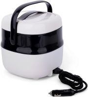 Автомобільна мультиварка Car Electric Rice Cooker M20A 2 л сенсорний мультиповар з підігрівом і таймерів 6 режимів від прикурювача 12V 24V