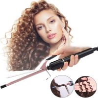 Професійна тонка плойка GEMEI GM-2825 ceramic pro 9мм для дрібних кучерів, Афроплойка з турмаліновим покриттям, щипці для завивки волосся Gemmy