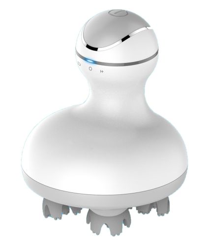 Бездротовий водонепроникний масажер Smart Scalp Massager ST-701 для голови, шиї і плечей акумуляторний масажер для кішок і собак Verte-X 3D Білий