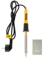 Контактний електричний паяльник Mastertool 44-0009 80W електропаяльник на підставці для з'єднання та паяння деталей і проводів від мережі 220V WL-9