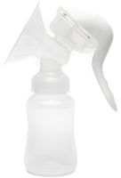 Ручний молоковідсмоктувач Manual Massage Breast Pump RH-188 з масажною насадкою, пляшкою і соскою для годування і зберігання грудного молока 150 мл