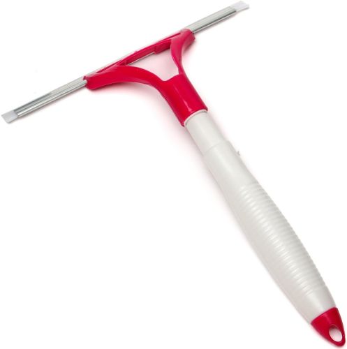 Швабра для чистки окон Water Spray Glass Cleaner 2 в 1 щетка очиститель стекла со скребком и распылителем пульверизатором для мытья стёкол Liao