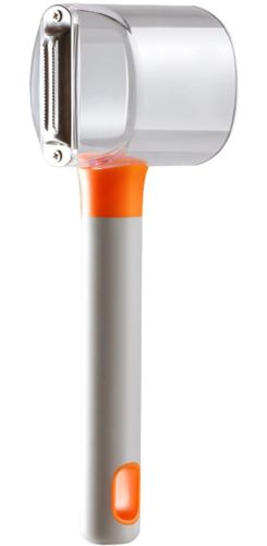 Кухонна овощечистка для видалення шкірки Store Fruit Peeler Ручна вертикальна машинка для чищення шкірки овочів і фруктів з контейнером для очисток