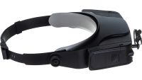 Бінокулярні налобні окуляри з підсвічуванням Led Magnifier EL-81007 11x налобна збільшувальна лупа на голову для ювелірів, пайки і читання MG81007-C