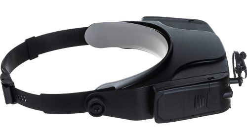 Бінокулярні налобні окуляри з підсвічуванням Led Magnifier EL-81007 11x налобна збільшувальна лупа на голову для ювелірів, пайки і читання MG81007-C