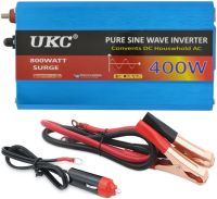 Преобразователь с чистой синусоидой UKC AC/DC 12v-220V 400W автомобильный инвертор напряжения тока 12В 220В 400 Вт аккумулятор от прикуривателя