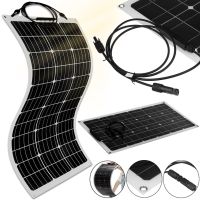 Монокристалічна гнучка сонячна панель Dusson Flexible Panel 100W 18V складна водонепроникна батарея 100Вт розкладний модуль для зарядки