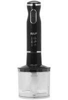 Занурювальний кухонний блендер Raf R.314B Blender Set 5 в 1 800W електричний ручний міксер подрібнювач з віночком, мірною склянкою і насадками R-314B