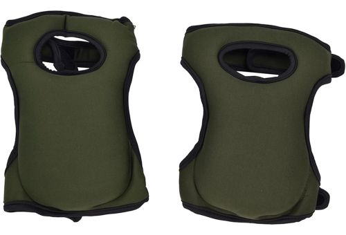 Садові наколінники Knee Pads універсальна захисна пара наколінників з піни для будівництва, городу, ремонтних і садових робіт 23х46 см Хакі