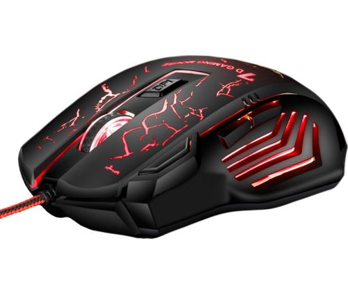 Ігрова комп'ютерна миша Gaming Mouse X7 дротова оптична USB геймерська мишка зі світлодіодним LED підсвічуванням для ПК комп'ютера і ноутбука