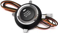 Кнопка запалювання старт стоп Smart Start System з іммобілайзером для авто з підсвічуванням, універсальна система запуску і зупинки двигуна автомобіля