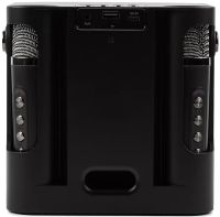 Акумуляторна колонка караоке Peterhot A99 акустична Bluetooth система з двома бездротовими мікрофонами і RGB світломузикою usb MicroSD CL-227