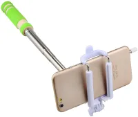 Міні монопод штатив для селфі Mini Monopod Z07-5 E портативна селфі палиця 50 см селфі-монопод з кнопкою і кабелем для Android і IOS від AUX
