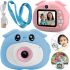 Дитячий цифровий фотоапарат Infinity Kids Camera D300 Pig з іграми, Селфі камерою і відео зйомкою, акумуляторна камера для дітей від 3-х років USB