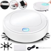 Автоматичний розумний робот пилосос Robot Vacuum Cleaner ES28 бездротовий безшумний робот-пилосос для сухого та вологого прибирання на акумуляторі White
