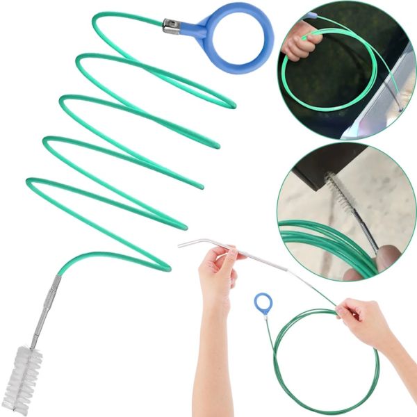 Автомобільний очищувач дренажу Sunroof Pipe Cleaning Brush XL-743 5 м гнучка щітка для прочищення шлангів, стоку люка, довгих труб в авто XL743