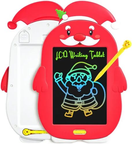 Графічний дитячий планшет LCD Writing Tablet 8.5 " електронна кольорова дошка Дід мороз Санта Клаус для малювання з РК-дисплеєм і ручкою стилусом в комплекті Червона