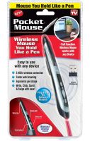 Бездротова оптична миша Pocket Wireless Pen Mouse Fairy сенсорна перезаряджається ручка пульт для малювання 1000 DPI з адаптером Micro USB Type-C сіра