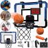 Баскетбольний набір Basketball Hoop HFD002A-09 підвісний щит із кільцем, електронним таблом і кріпленням, комплект для гри в баскетбол від 3-х років
