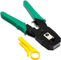 Кліщі для обтиску і зачистки проводів rj45 OB - 315 інструмент обтискні кліщі, стрипер для мережевого кабелю, Інтернету, знімач ізоляції оптоволокна