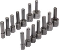 Набір торцевих шестигранних головок Power Nut Driver 14pcs комплект швидкозмінних насадок з тримачем для зберігання, посилені біти для шуруповерта