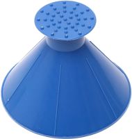 Автомобильный скребок лейка для снега и льда Glass Snow Loader 3 в 1 конусная щетка очиститель, ледокол для очистки лобового стекла авто Синяя