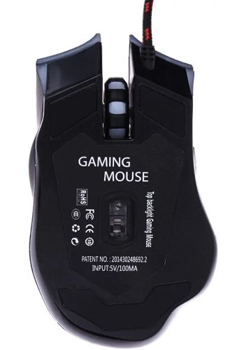 Ігрова комп'ютерна миша Gaming Mouse X7 дротова оптична USB геймерська мишка зі світлодіодним LED підсвічуванням для ПК комп'ютера і ноутбука