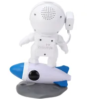 Лазерний нічник-проектор Астронавт Rocket Astronaut BL-07 світлодіодний LED нічник c проекцією зоряного неба, проектор космонавт з пультом від USB