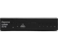 Цифрова Т2 приставка Європа EL - 9000 Pro 4K Цифровий ефірний ТВ тюнер з Wifi приймач для цифрового телебачення з пультом управління DVB-T2 Чорний