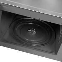 Микроволновая печь Grunhelm 20MX711-G Серая 700W электрическая микроволновка на 20 л СВЧ-печь 6 уровней мощности с таймером и разморозкой от сети